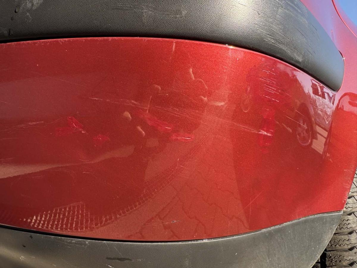 VW Golf 4 original Sto&szlig;stange Stossf&auml;nger hinten LC3K Canyonred Flie&szlig;heck Bj.2000